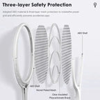 5 In 1 Fast Charging Racket Kill Fly Bug Safety Insulated Battery Powered Lamp ABS Adjustable Electric Mosquito Swatter - Campify Life