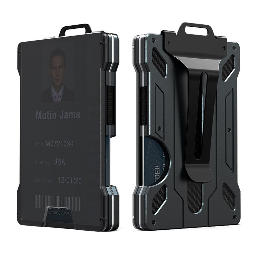 Aluminum Alloy Card Wrapped Metal Wallet - Campify Life
