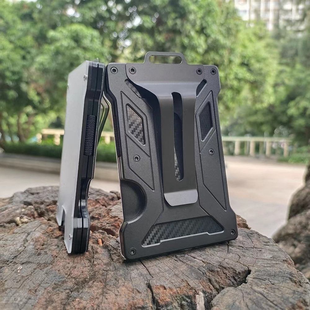 Aluminum Alloy Card Wrapped Metal Wallet - Campify Life