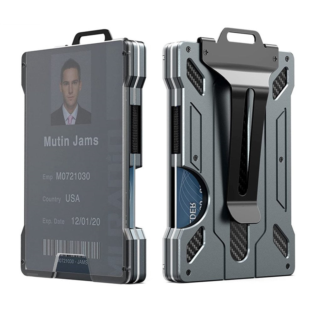 Aluminum Alloy Card Wrapped Metal Wallet - Campify Life