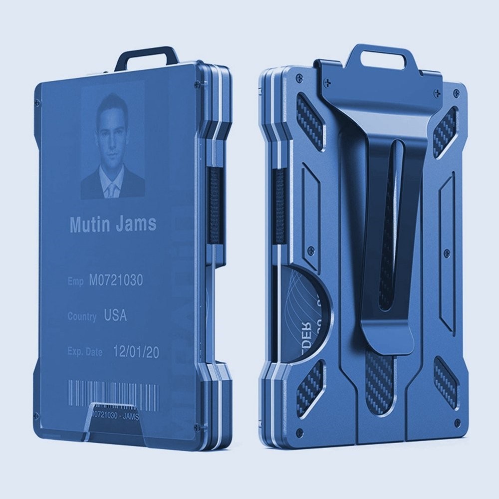 Aluminum Alloy Card Wrapped Metal Wallet - Campify Life
