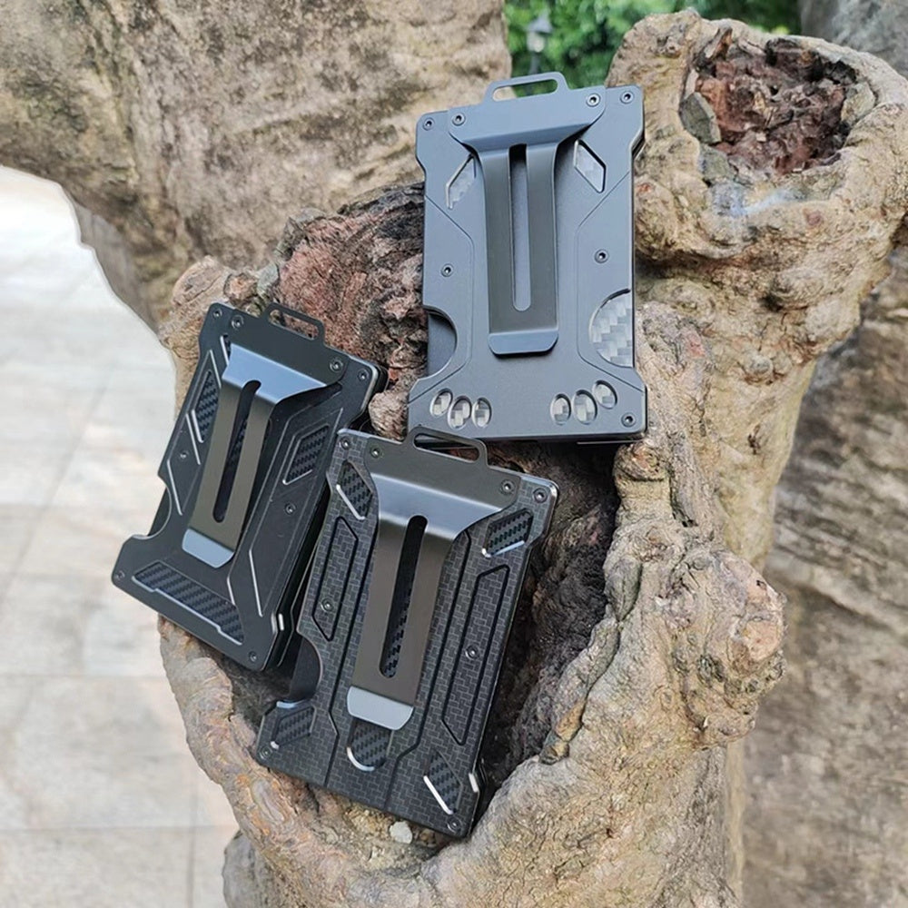 Aluminum Alloy Card Wrapped Metal Wallet - Campify Life