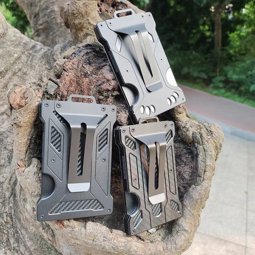 Aluminum Alloy Card Wrapped Metal Wallet - Campify Life