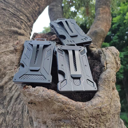 Aluminum Alloy Card Wrapped Metal Wallet - Campify Life